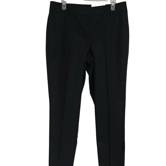 "NEW" Ann Taylor Black Curvy Fit Slim Leg High Rise Dress Pants Ladies Size 10